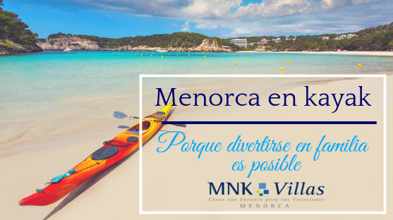 kayak por Menorca