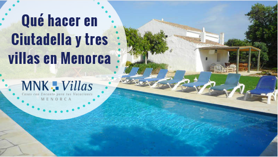 villas en menorca