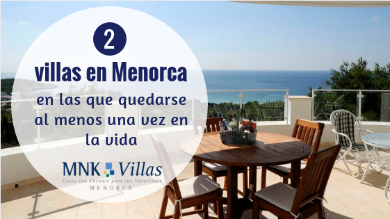 villas en menorca